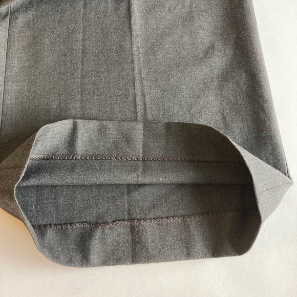 Nicole Grey 63% Polyester 32% Viscose Mid Rise Wide Leg Trousers size 10 - Picture 10 of 10